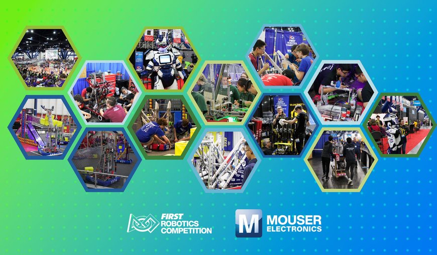 MOUSER ELECTRONICS SPONSORISE LE CONCOURS FIRST ROBOTICS COMPETITION, DÉVOILANT LA NOUVELLE GÉNÉRATION D’INGÉNIEURS